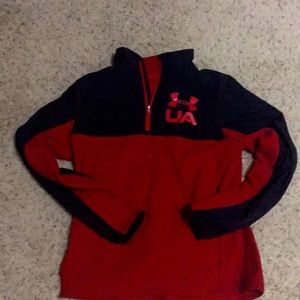 Boys under armor quarter zip sweatshirt